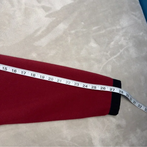 Y2K Nike Fleece Jacket Men's Sz 2XL Red Black Full Zip Travis Scott Mini Swoosh - Picture 11 of 11